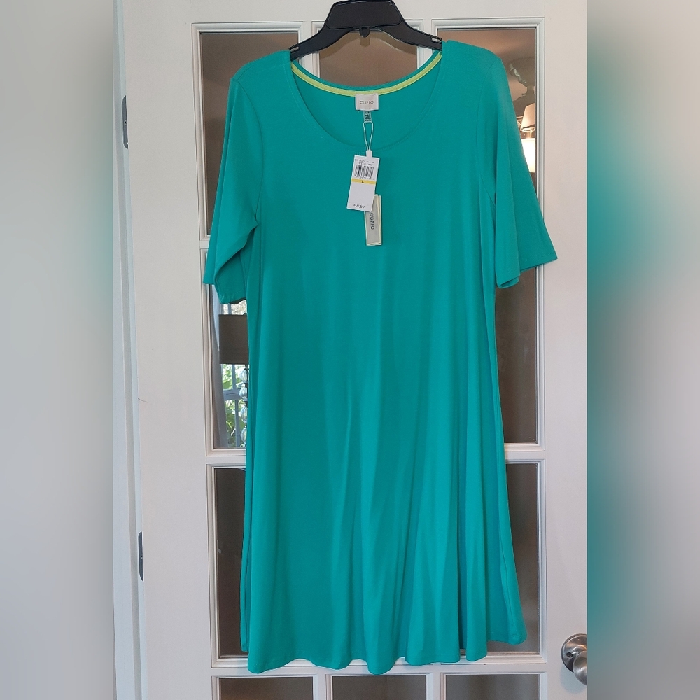 Cupio Womens L T shirt dress NWT